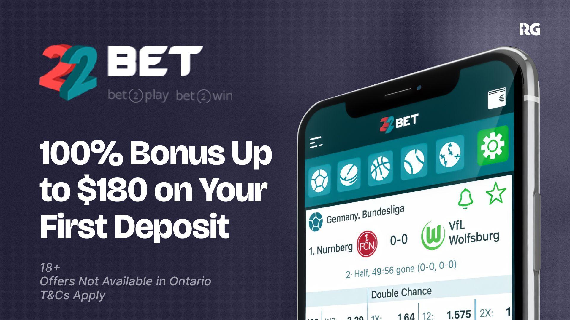 22Bet Sportsbook Welcome Bonus