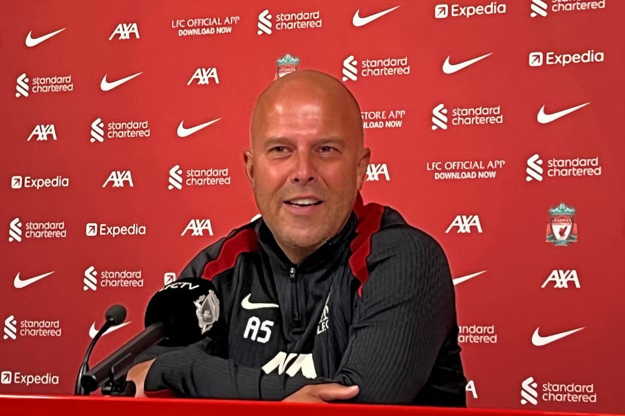 Arne Slot gave his first press conference as Reds boss (PA Wire)