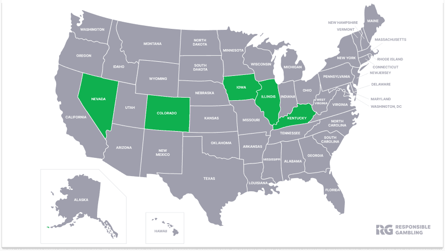 Map of states Circa is available