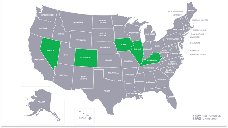 Map of states Circa is available