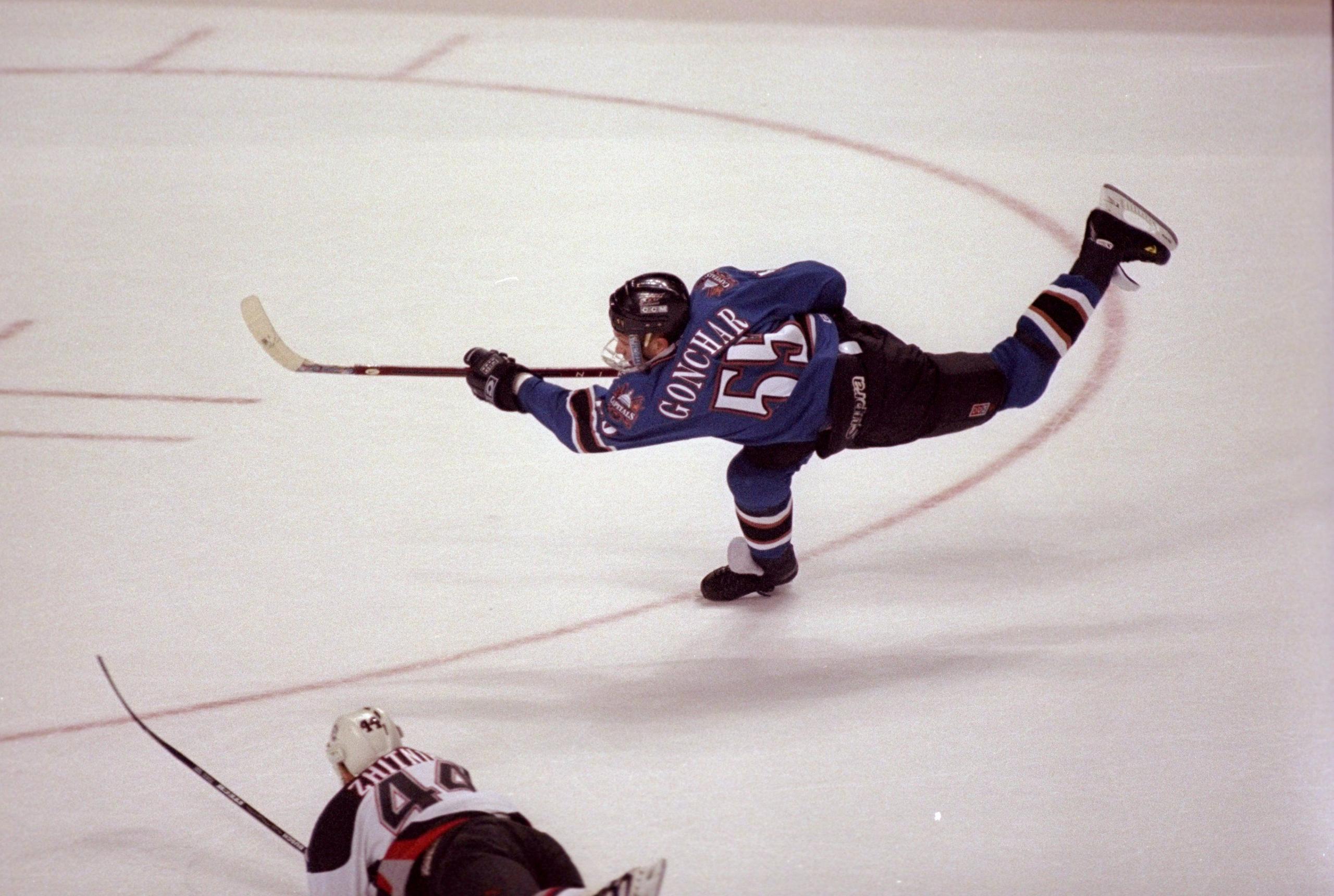 Sergei Gonchar playing for the Capitals