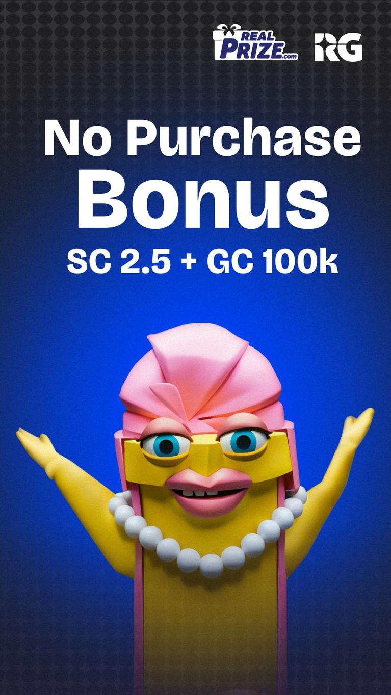 The No Purchase Bonus at RealPrize Sweepstakes Casino