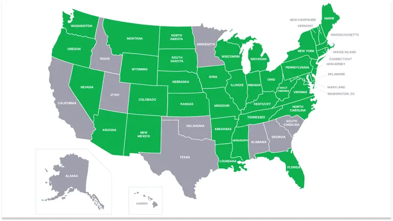 Sports Betting Legalization Map