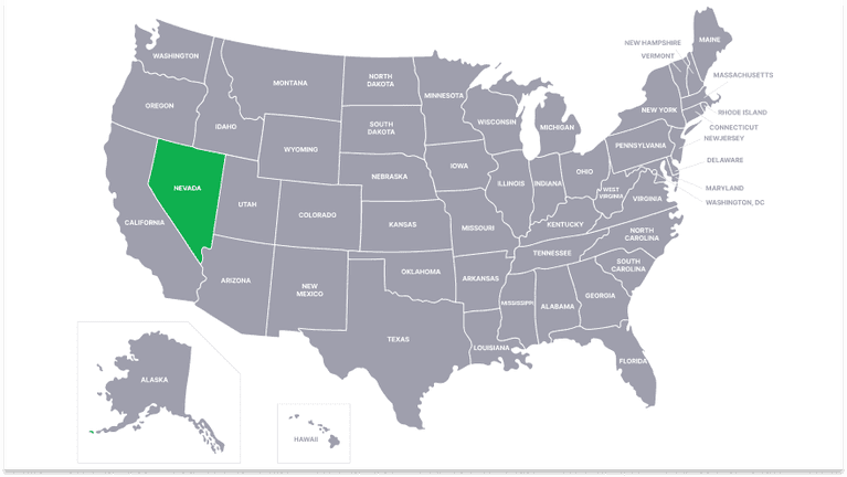 A map showing where SuperBook Sportsbook is licensed and active