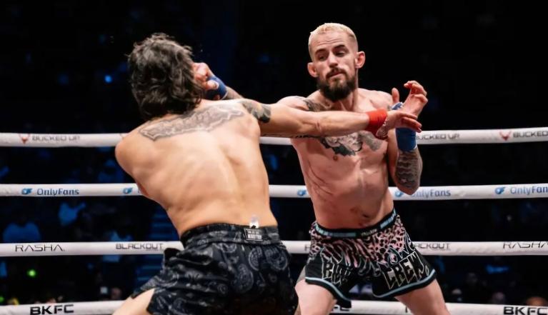 Nate “Mayhem” Maness fights against Nick Burgos