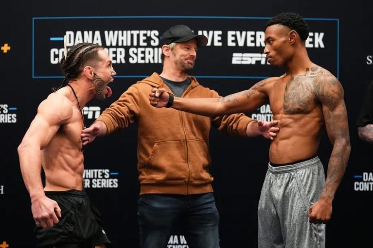 Aaron Tau and Elijah Smith face off ahead of Contender Series