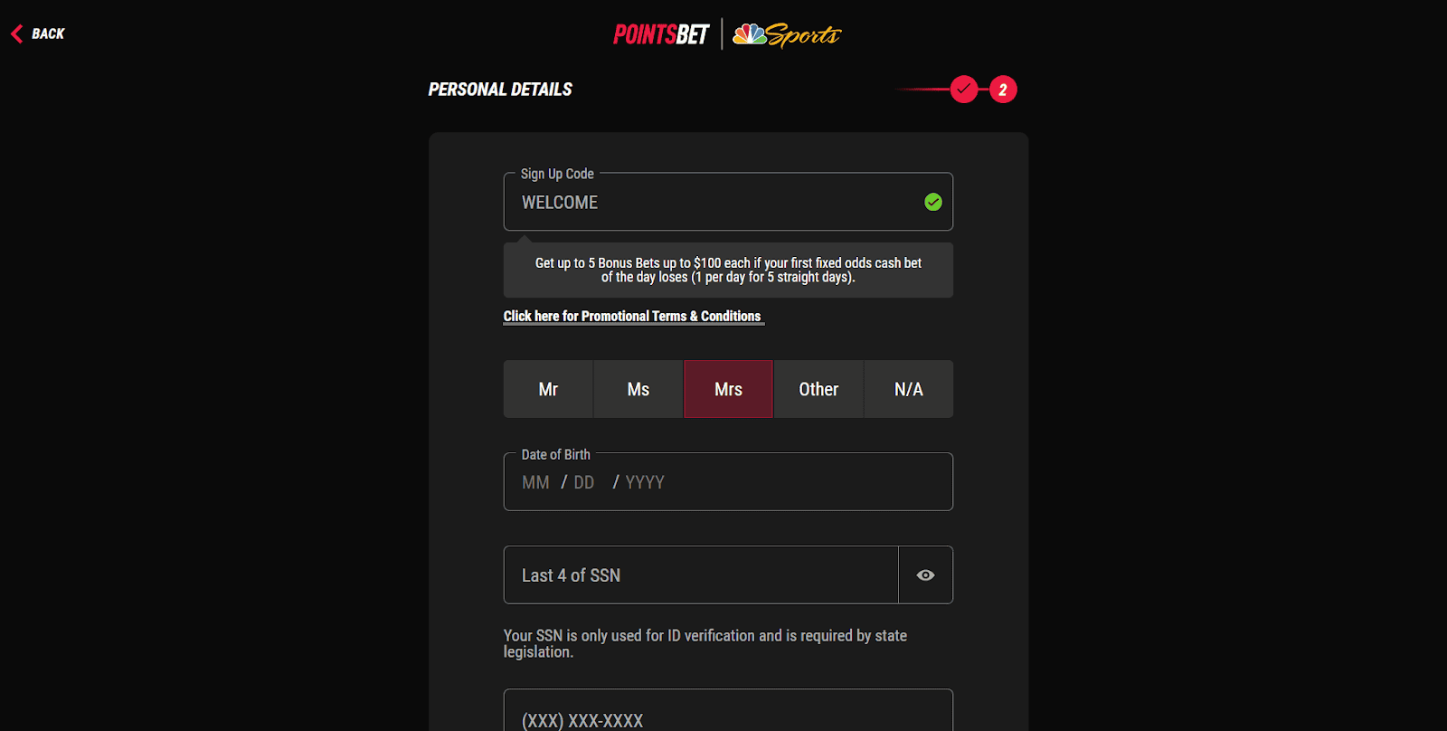 How to Sign Up at PointsBet