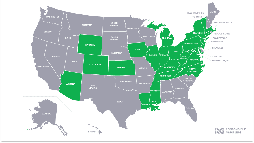FanDuel Legal States Map