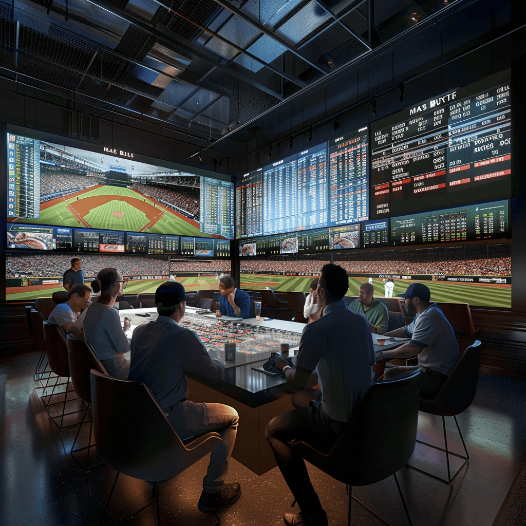 A room of friends baseball betting
