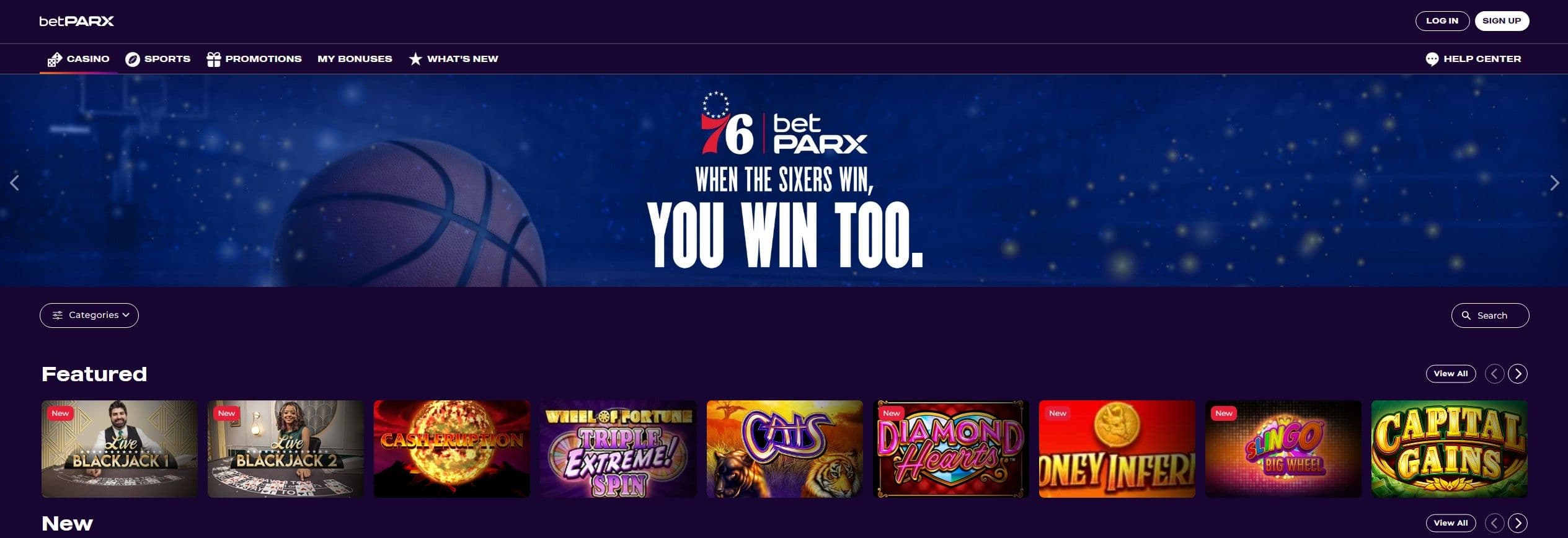 betPARX Online Casino