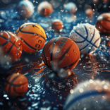 Basketballs in Water